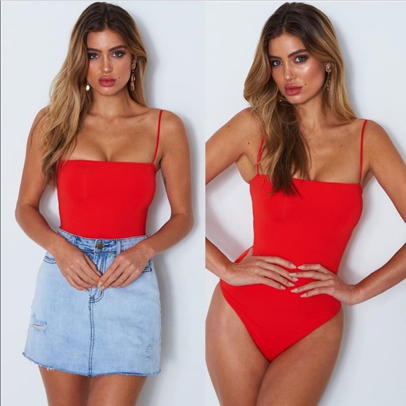 White Fox Boutique Tops - White Fox All About You Bodysuit